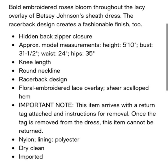 Betsey Johnson Black and Red Floral Dress - Picture 14 of 14